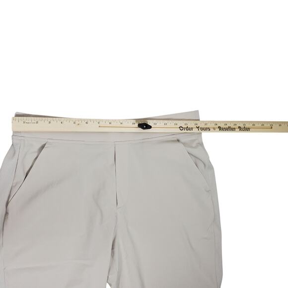 NEW Athleta Brooklyn Ankle Pants Size 12 Beige Stretch Lightweight Pull On - Picture 15 of 16